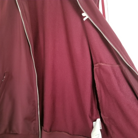 Adidas Adibreak Track Jacket Large Burgundy - Picture 6 of 8
